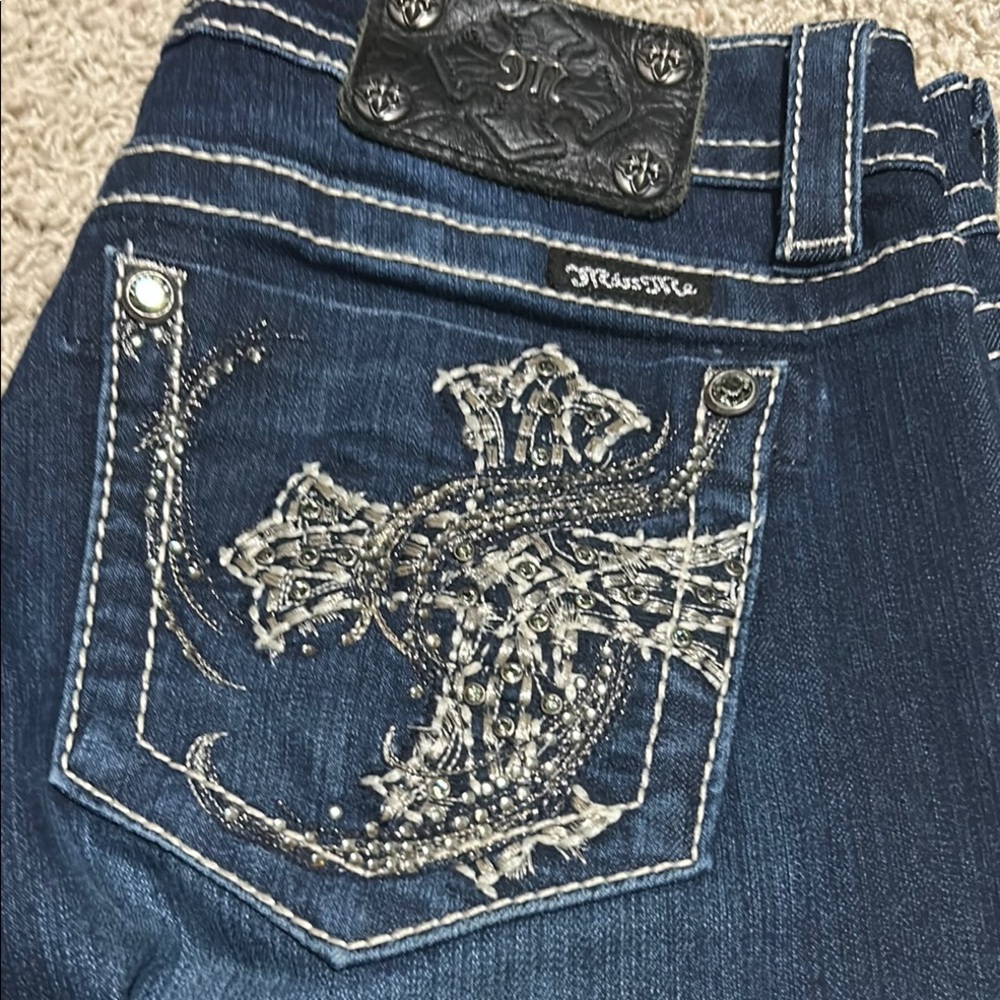 Miss Me JP5771P Cuffed Crop Jeans